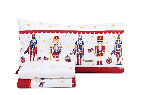 HomeLife Set Lenzuola Completo Letto Singolo 100%