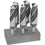 Qualtech 9/16'-1 5 Piece HSS Reduce Shank Drill Bit Set, DWDSWD