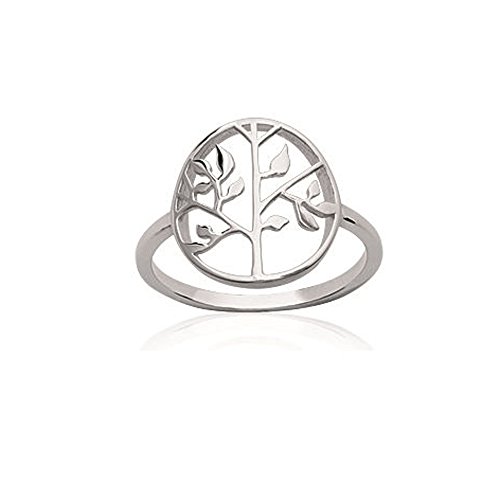 Bague arbre de vie argent 925 rhodié un bijou symbolique chargé d'émotion pour femme