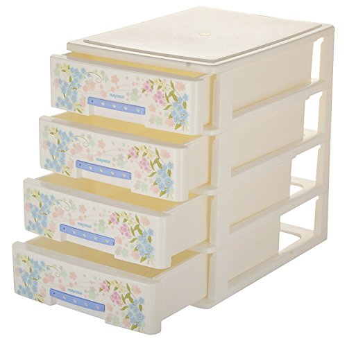 Nayasa Tuckins 14 Deluxe Plastic Storage Drawer, Small Multipurpo...