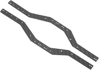 WANSUPYIN New 2PCS Carbon Fiber Chassis Frame Rails RC Rock Crawler Upgrade Replacement Accessories for 1/24 SCX24 90081