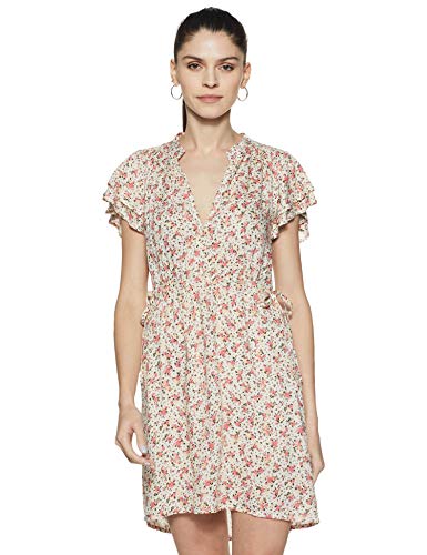 Image of SERA Women's Georgette A-Line Midi Dress