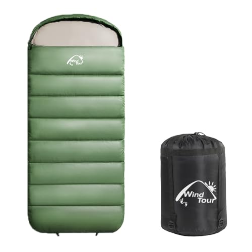 Sleeping Bags Lightweight Waterproof- Cold Weather Sleeping Bag Camping Hiking Outdoor Travel Adults Girls Boys Mens miniatura 1
