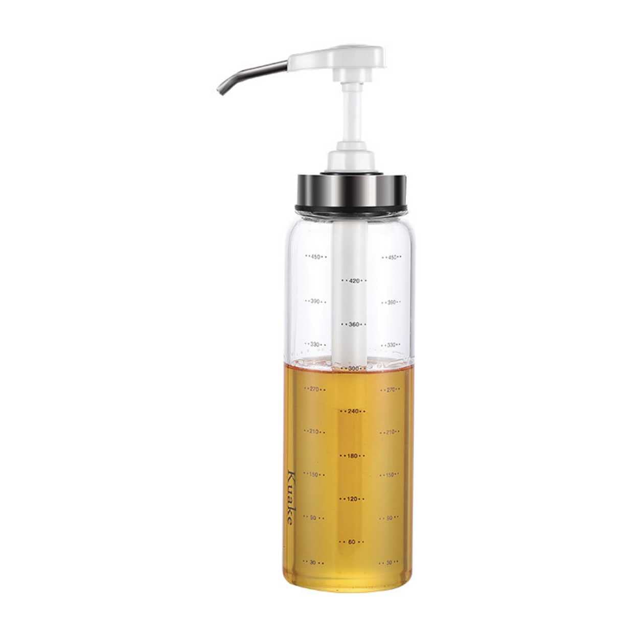 Sauce à presser et bouteille graduée transparente pour éviter le gaspillage en cuisine