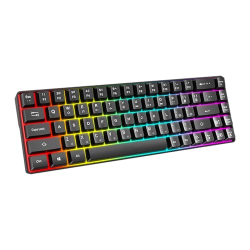 Teclado Mecánico Gamer 60% YIBAISI Con Cable