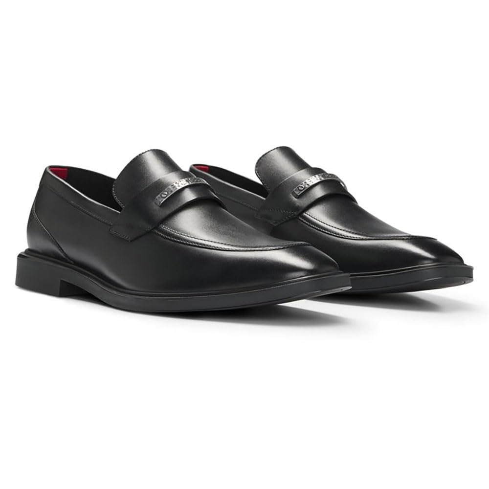 Hugo Men's Gryff Pllt Loafer, Black 1, 8.5 UK