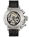 Imagen de UBOAT Chimera 46 mm Chrono SS Negro Reloj Hombre analógico automático con Correa de Piel de Becerro 9592