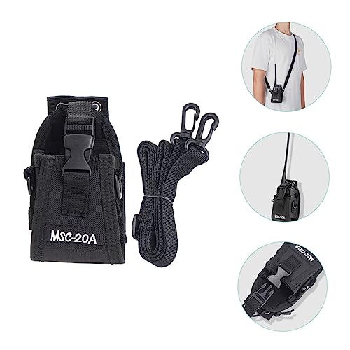 BETOOKY Msc20B Porta-Rádio Cinto De Serviço Bolsa Para Walkie-Talkie Porta-Rádios Porta-Rádio Porta-