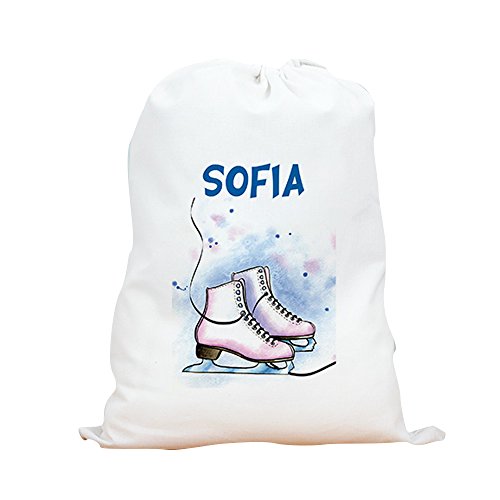 GiftsForYouNow Ice Skating Personalized Sports Bag