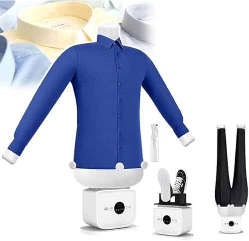 Automatic Hot Air Dryer & Iron, 360° Garment Ironing Machine, Quick 8-Min Drying & Ironing, Efficient Clothes Care for L Size - Perfect for Home Use