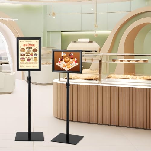 Support affichage A4 intérieur extérieur pour guider vos clients avec ce présentoir double