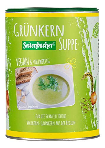 Seitenbacher Buchener Grünkern Suppe, 3er Pack (3 x 500 g Packung)