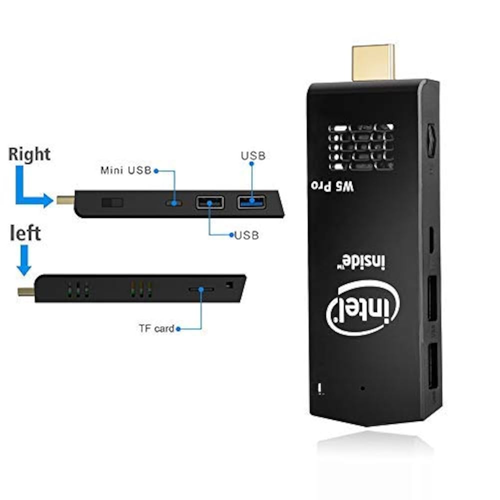 Amazon.in: Buy W5 Pro Mini PC Intel Atom Z8350 Windows 10