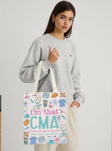 Bolso Tote KUIYAI Appreciation Canvas para asistente médico miniatura 3