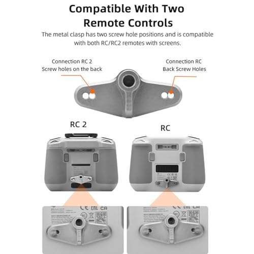LICHIFIT Bicycle Handlebar Mount DJI RC 2 / RC Remote Control Riding Bracket Bike Handle Support Cycling Stand Holder for Insta360 for GoPro Sports Camera - Image 3
