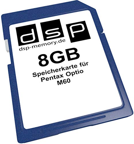 Preisvergleich Produktbild DSP Memory 8GB Speicherkarte für Pentax Optio M60