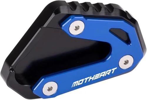 スズキ GSX-R 600/750 2011-2025 GSXR 1000/1000R 2017-2025 用 オートバイ用サイドスタンド延長パッド(Blue)