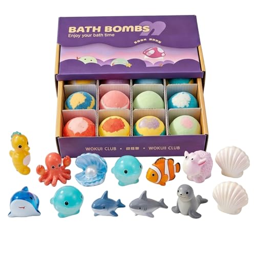 Bombes de bain formule plantes et jouets animaux pour enfants
