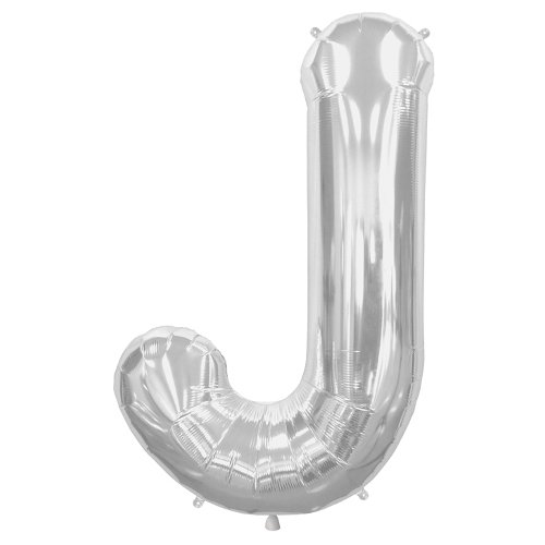 NorthStar Silver Letter J, 34"