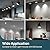 Linkind BR30 LED Flood Light Bulbs Indoor, 65W Equivalent Dimmable LED Recessed Bulbs, 10W 850 Lumens, 5000K Daylight E26 Base, Recessed Can Light Bulb for Bedroom Dining Room Bathroom, 12 Packs