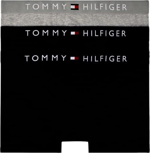 Tommy Hilfiger Pack de 3 Calzoncillos Bóxer Trunks para Hombre Ropa Interior, Multicolor (Des Sky/Grey Htr/Des Sky), M