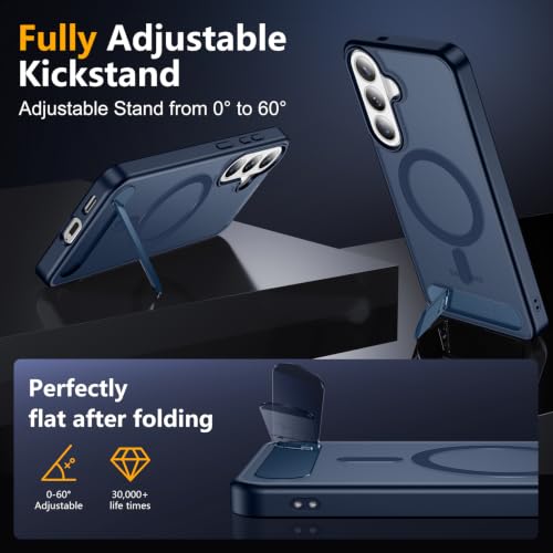 Image of SPIDERCASE Magnetic for Samsung Galaxy S26 FE Case,with Stand,Blue