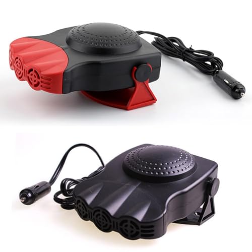 Image of Auto Heater Portable Fast Heating 150W 2 Modes Windshield Defogging Demister Red 12V