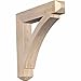 Ekena Millwork BKT04X22X22THR04SDF Thorton Craftsman Smooth Bracket, 3.5" Width x 22" Depth x 22" Height, Douglas Fir