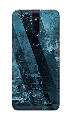 Image of Printed Hard Back Cover for Oppo F11 Pro Back Cover (Rugged Background -J1) -190724(EA)