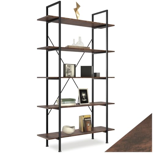 BELLEZZA SENZA FRONZOLI: Fai entrare lo stile industrial di gran moda nella tua casa con il delizioso scaffale Glasgow di tectake.