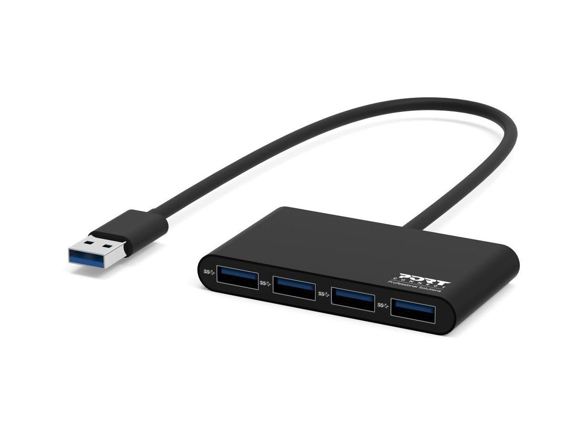 Port Connect hub USB-a 4 Ports 3.0-5 GB/s