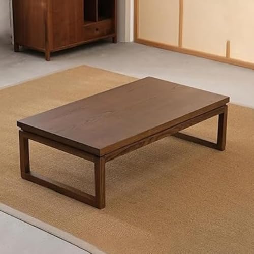 Image of Japanese Style Sheesham Wood Coffee Table for Living Room, Coffee Table Small Dining Room, Bedroom, Kitchen, Office, Study Home Decor