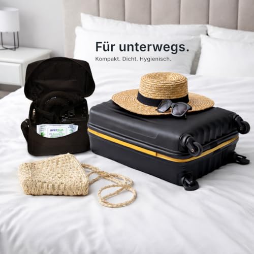 CPAP Reinigungstücher – 80 averpur™ Maskentücher mit Aloe Vera | 100% reine Baumwolle | Dermatologisch getestet