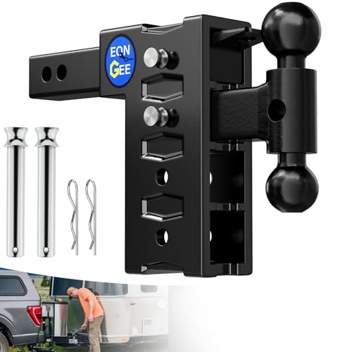 Trailer Hitch Fit 2 Inch Receiver, Adjustable Tow Hitch 7.5"