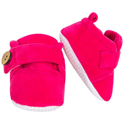Image of Neska Moda Baby Boys & Baby Girls 6 to 12 Months Velvet Booties