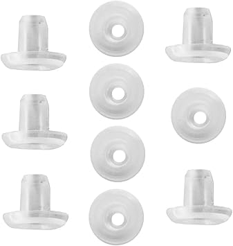 20pcs Horizontal Blinds Bottom Rail Ladder Cord Button Plug for Wood & Faux Wood Blinds and 1" Mini Blinds with a Hole 5/16"