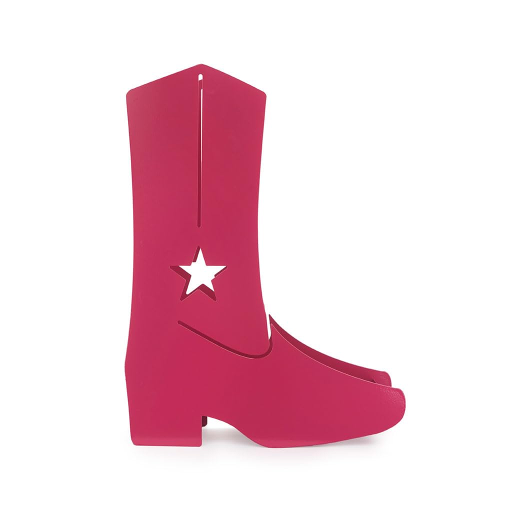 Balvi Porta ombrelli Country Boots Colore Rosa Facile circolazione dell'Aria e con vaschetta per la r