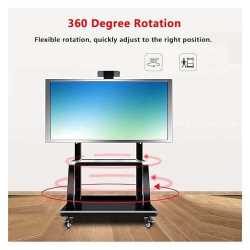 Soporte móvil para TV con ruedas y ajuste multiángulo miniatura 5