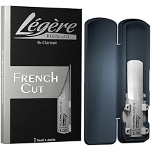 Legere Reeds - Bb Clarinet Reed, French Cut, Strength 3.00 BBF3.00 - Premium Synthetic Woodwind Reed