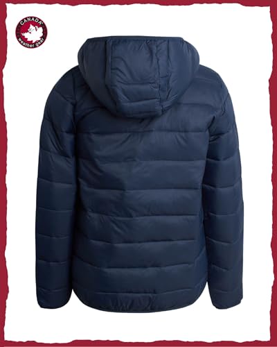 Image of CANADA WEATHER GEAR Boys' Puffer Jacket - Lightweight Packable Bubble Coat, Water Resistant Outerwear Jackets for Boys (8-20)