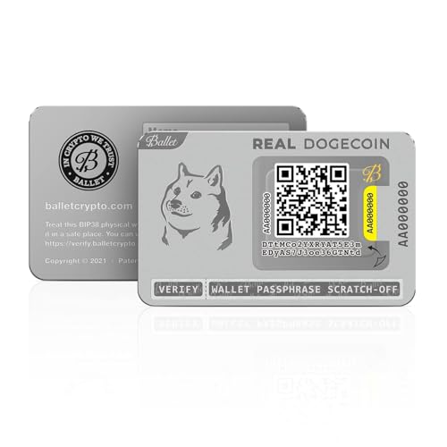 Ballet Real Dogecoin - Crypto Wallet and Cold Storage Solution for Securing Digital Currencies (Single)2