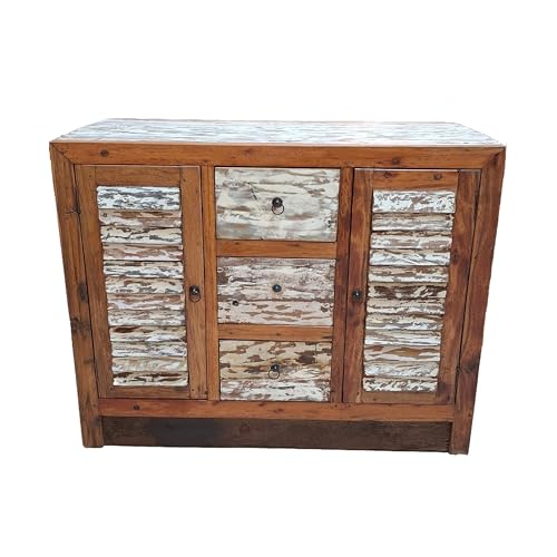 Mobile etnico madia in legno teak buffet rustico