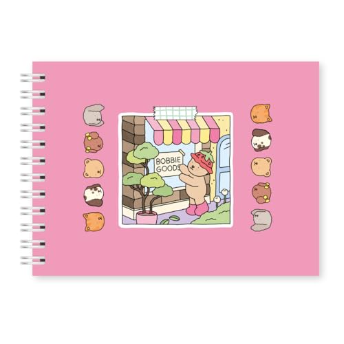 Livro de Colorir Bobbie Goods 100 Folhas 180Gramatura Caderno de Desenho Pintura Coloring Book Bob B