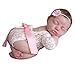 Baby-Fotografie-Requisiten für Neugeborene, Fotoshooting-Outfits für Jungen und Mädchen, mit Spitze, Pink - rose - Größe: Small
