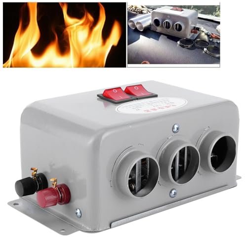 Image of Compact Car Heater 12V, 600W‑800W 12V Car Heater Compact Car Heater 3 Hole Winter Fast Heating Warmer Frost Removing Low Noise