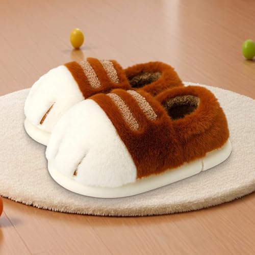 Plush Cat Paw Slippers - Cute Cozy Fashionable Slippers with Non-Slip Soles, Suitable for Indoor & Outdoor Walking4