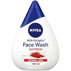 Nivea Face Wash For Normal Skin, Milk Delights Saffron, 100ml