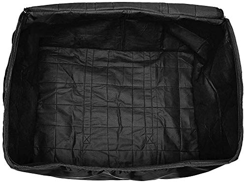 Image of Jumbo Attachi Bag in Soft Parachute Material, Blanket Cum Suitcase Bag (Black, Pack of 2)