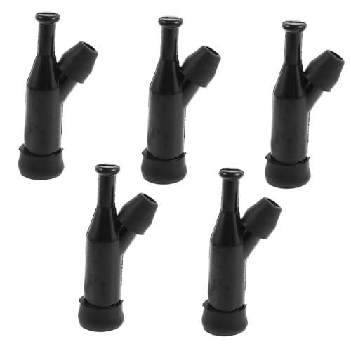VANZACK 5 Stück Zündkerzenkappen Für Traktoren Rasenmäher Kettensägen Und Wasserpumpen Hochdruck Zündkerzenstecker Kompatibel Vielseitig Robust