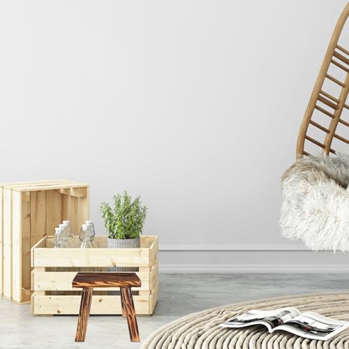 Tabouret en bois massif durable avec assise selle courte robuste - 7